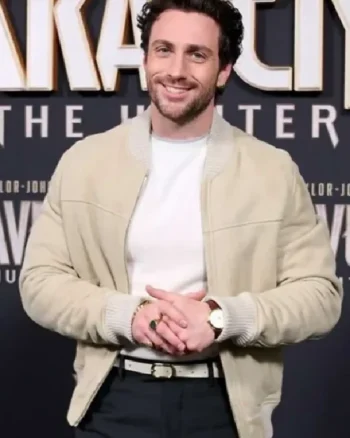 Aaron Taylor-Johnson Kraven the Hunter Bomber Jacket
