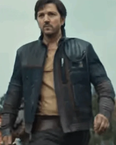 Andor S02 Cassian Andor Black Leather Jacket