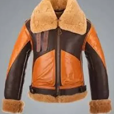 Andrew Aviator RAF Two Tone Leather Jacket