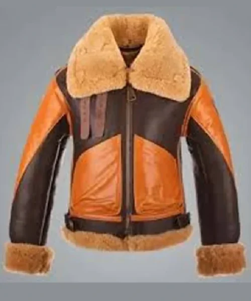 Andrew Aviator RAF Two Tone Leather Jacket
