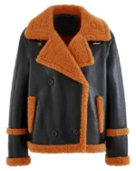 Austin Brown Leather Black Jacket