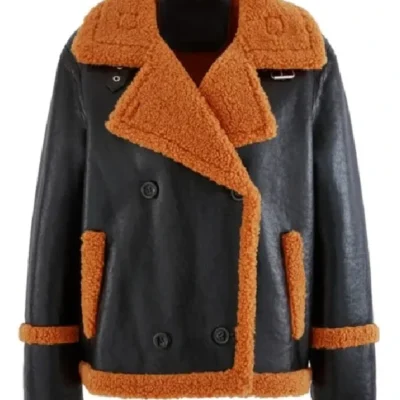 Austin Brown Leather Black Jacket