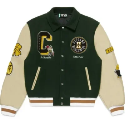Boston Celtics Letterman Green Jacket