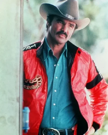 Burt Reynolds Bandit Trans Am Red Leather Jacket