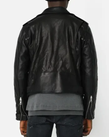 Buy Black Leather Moto Jacket Men Sale