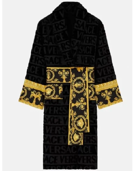 Buy Black Versace Robe For Mens And Womens Sale