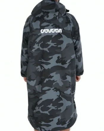 Buy Eve Hewson TV-Series Bad Sisters Season 02 Becka Garvey Hooded Camo Robe Jacket Sale