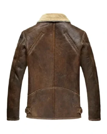 Buy Jason Momoa Movie Justice League Aquaman Brown Leather Shearling Fur Aviator Jacket
