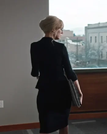 Yellowstone S04 Beth Dutton Black Inverted Notch Neck Jacket - Image 3