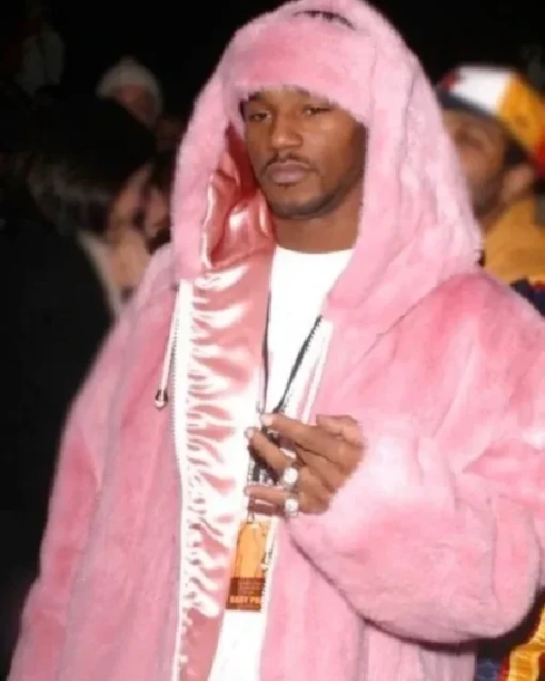 Cam’Ron – Killa Cam Pink Fur Jacket - Image 3