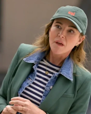 Buy Liz TV Series Shrinking S02 Christa Miller Green Blazer For Sale
