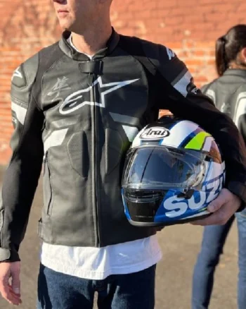 Suzuki Hayabusa Racing Motorcycle Jacket back