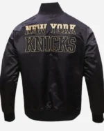Buy New York Knicks National Basketball Association Team 2025 Black Bomber Jacket Sale