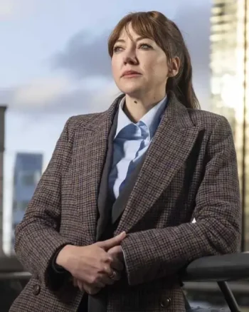 Buy Philomena Cunk Tv Series Cunk on Earth 2022 Diane Morgan Plaid Coat Sale