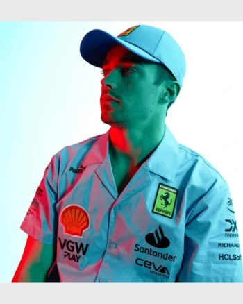 Ferrari Racing Blue Miami Grand Prix Shirt - Image 6