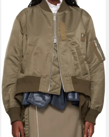Buy Sacai Nylon Bomber Jacket Sale