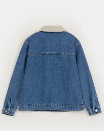 Buy Sherpa Lined Denim Jacket Womens Sale back (1)