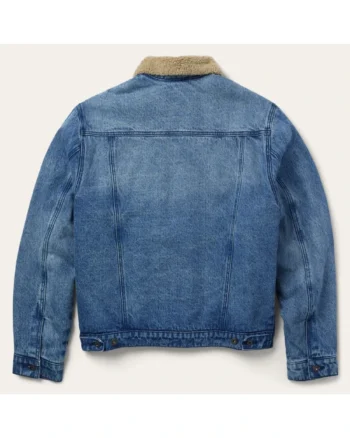 Buy Sherpa Lined Denim Jacket Womens Sale back