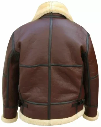 Buy Shop Men and Women Pilot Flight WWII Shearling B3 Brown Bomber Jacket