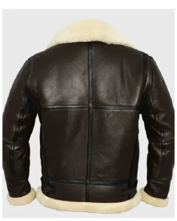 Buy Shop Men and Women Roy B-3 Shearling Brown Leather Aviator Jacket Sale