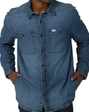 Buy Tyler Hoechlin TV-Series Superman and Lois S04 Clark Kent Blue Denim Shirt Sale
