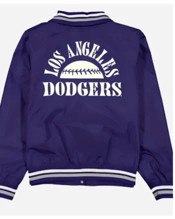 LA Dodgers Throwback Women’s Blue Jacket - Image 2