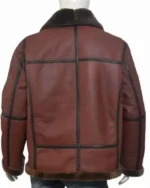 Darren SF Aviator RAF Bomber Reddish Shaded Sheepskin Shearling