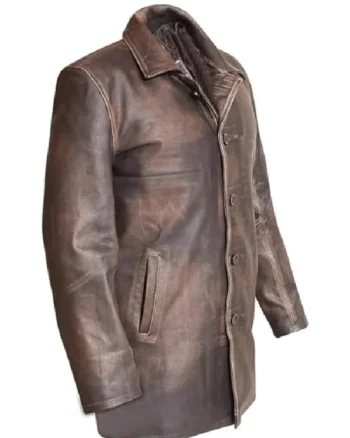 Dean Winchester Supernatural Distressed Brown Leather Jacket - Image 2