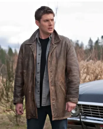 Dean Winchester Supernatural Distressed Brown Leather Jacket
