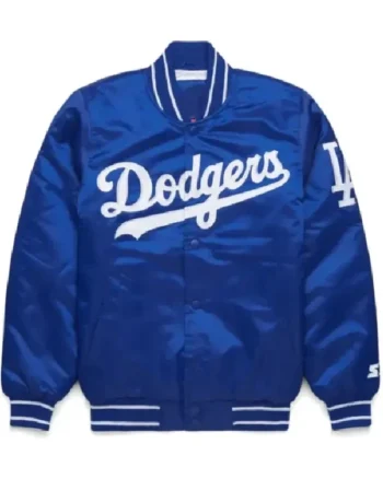 Dodgers Los Angeles Blue Satin Jacket