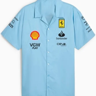 Ferrari Racing Blue Miami Grand Prix Shirt
