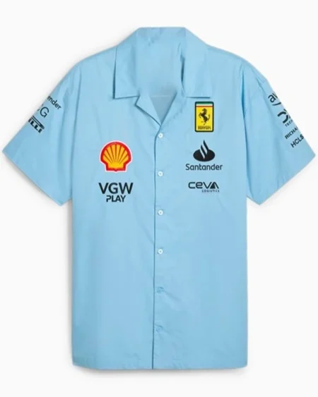 Ferrari Racing Blue Miami Grand Prix Shirt
