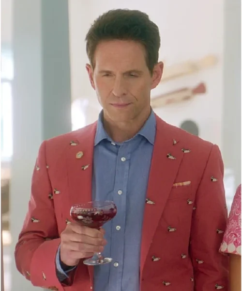Glenn Howerton Sirens Pink Blazer