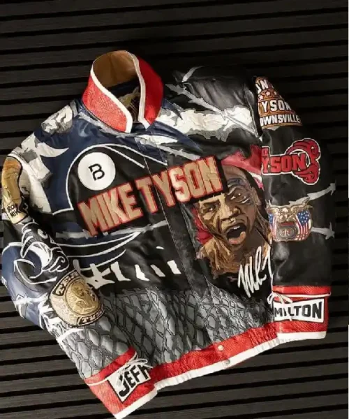 Iron Mike Tyson Leather Jacket