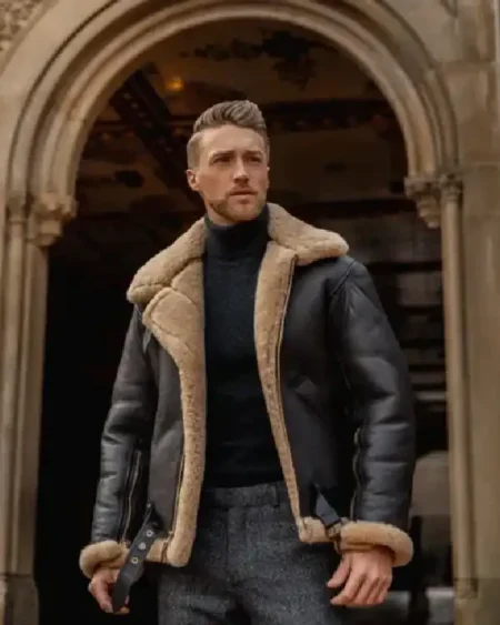 Jenking B3 Bomber Heavy Shearling Leather