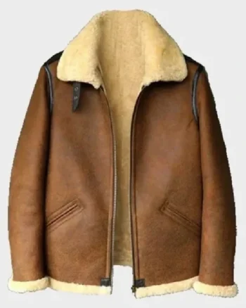 Johnson Brown SF Shearling Soft Leather Jacket