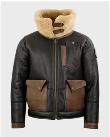 Jones-SF Shearling Bomber Black Jacket