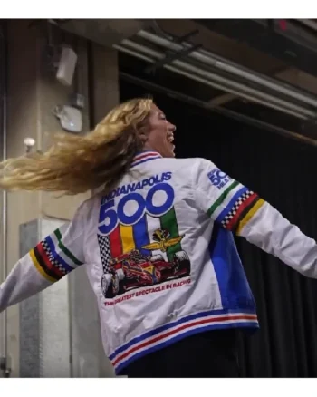 Lexie Hull Indy 500 Jacket back