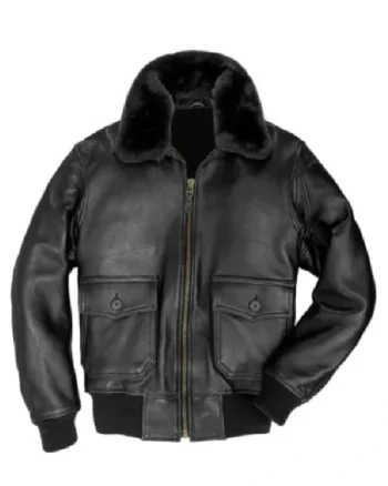 Mark US Shearling Fur G-1 Bomber Flight Jacket