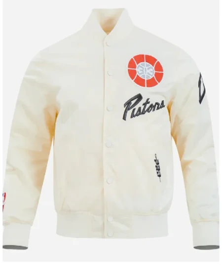 NBA Detroit Pistons 2025 City Edition Satin Jacket