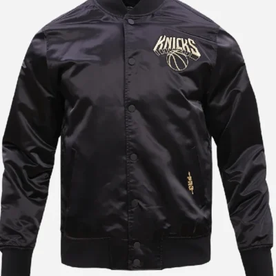 NBA New York Knicks 2025 Black Jacket