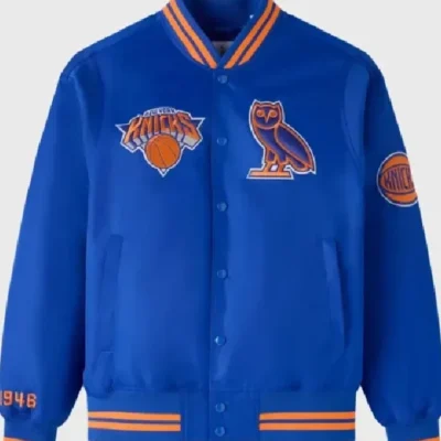Ny Knicks Ovo Blue Jacket