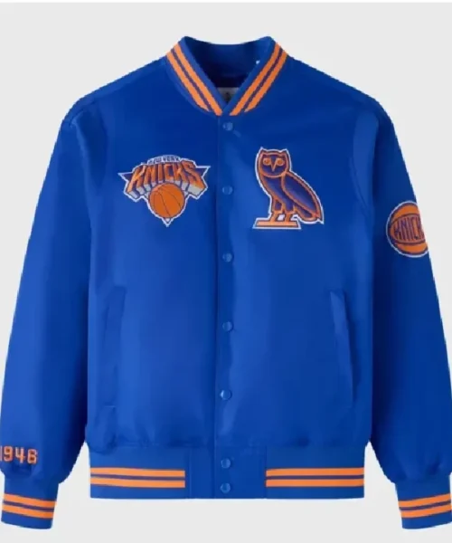 Ny Knicks Ovo Blue Jacket