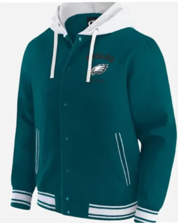 Philadelphia Eagles 2025 Midnight Green Hooded Jacket