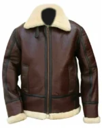 Pilot Flight WWII Shearling B3 Bomber Jacket