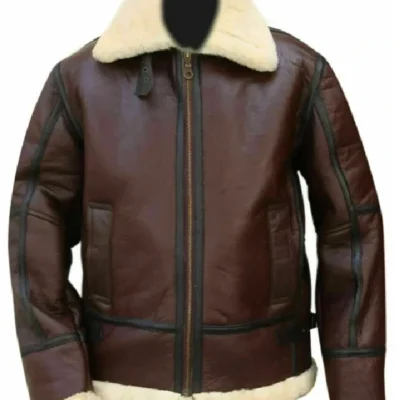 Pilot Flight WWII Shearling B3 Bomber Jacket