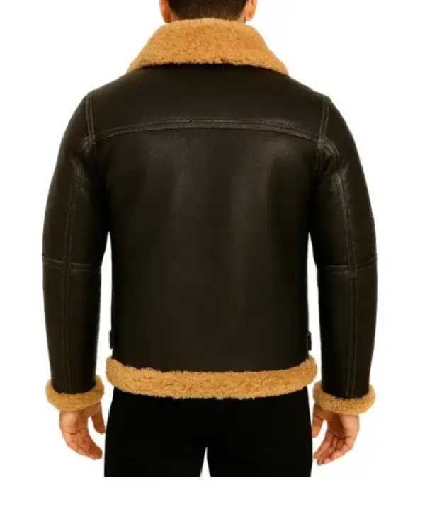 Robin Sheepskin RAF Pilot WW2 Flying Bomber Jacket For Sale