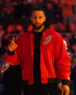 Steph Curry Red Jacket