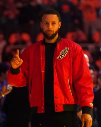 Steph Curry Red Jacket