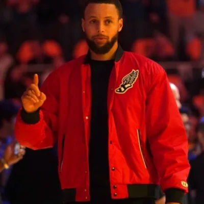 Steph Curry Red Jacket